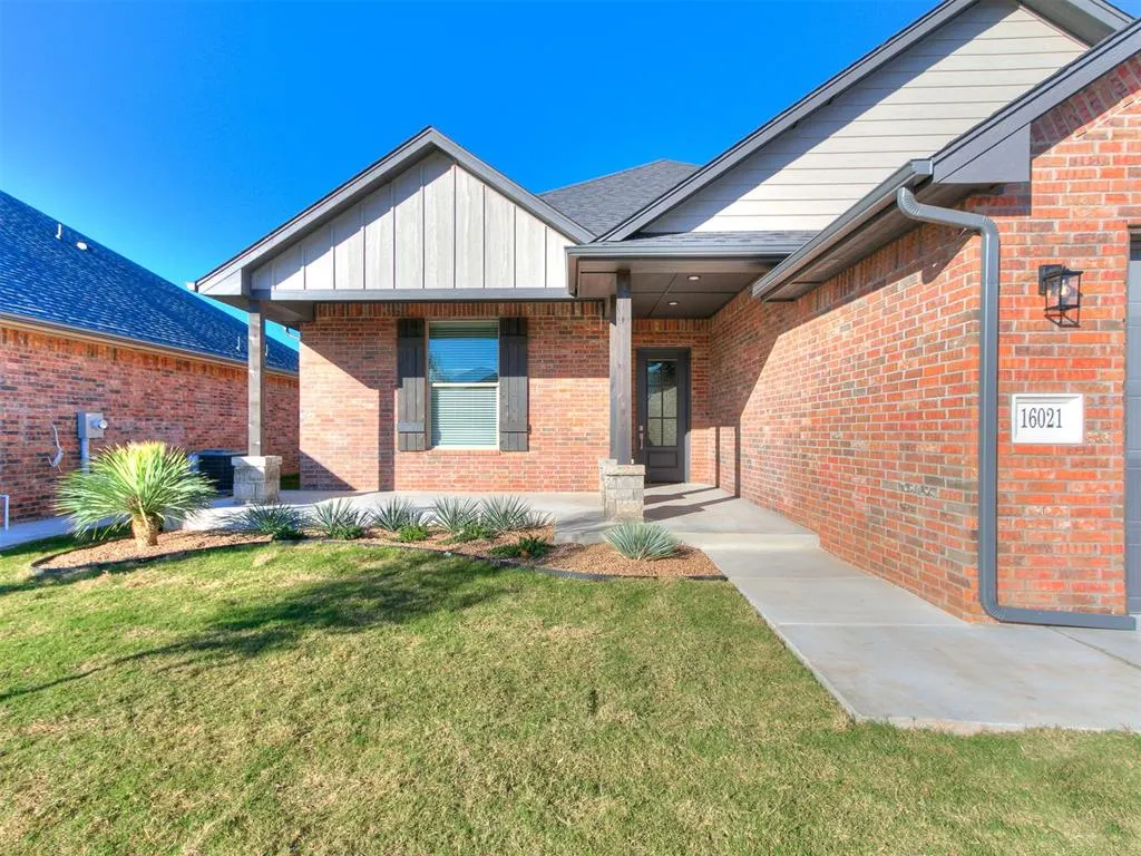 Front exterior — 16021 Zamora Lane, Oklahoma City, OK 73170
