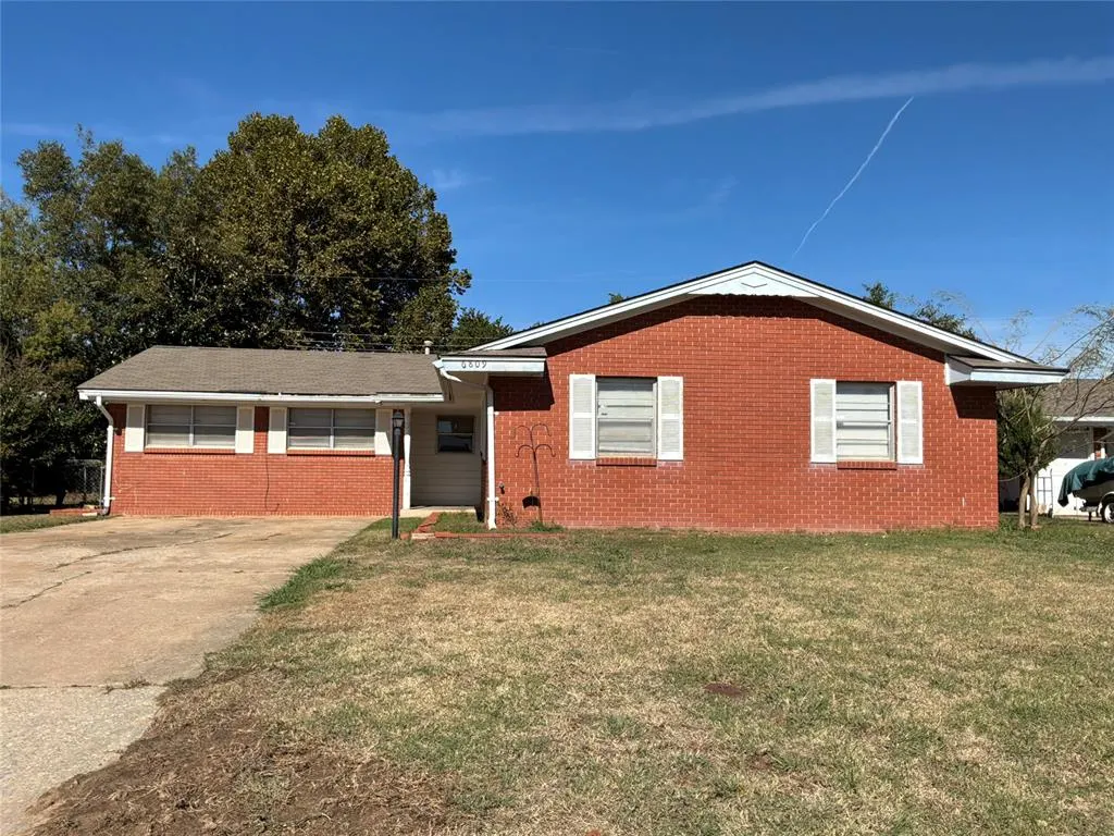 Front exterior — 6809 NW 25th Street, Bethany, OK 73008