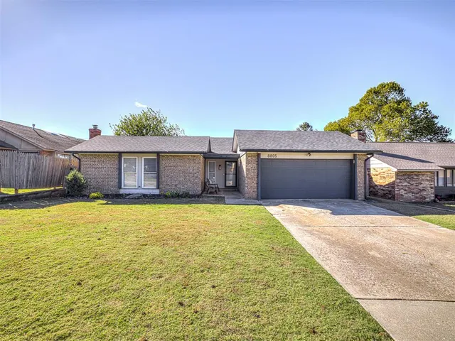 Front exterior — 8805 Dena Lane, Oklahoma City, OK 73132