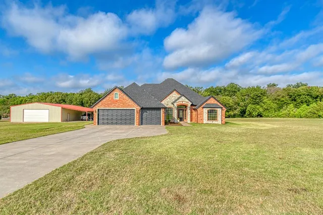 Front exterior — 23193 Grandview Lane, Purcell, OK 73080