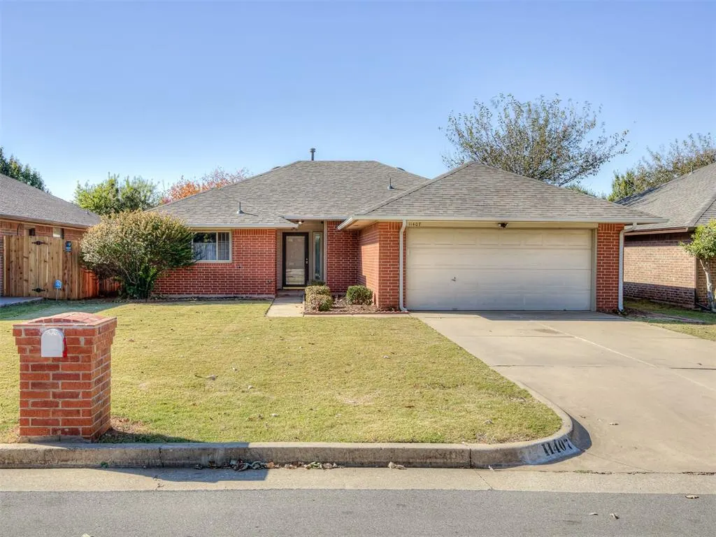 Front exterior — 11407 Wallace Avenue, Oklahoma City, OK 73162