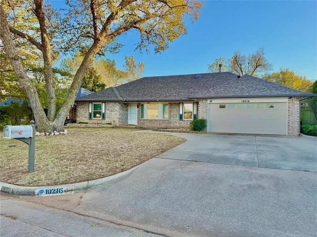 Front exterior — 10216 Alicia Drive, Midwest City, OK 73130