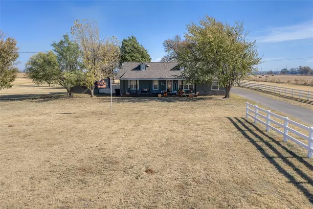 Front exterior — 31185 County Street 2470, Carnegie, OK 73015