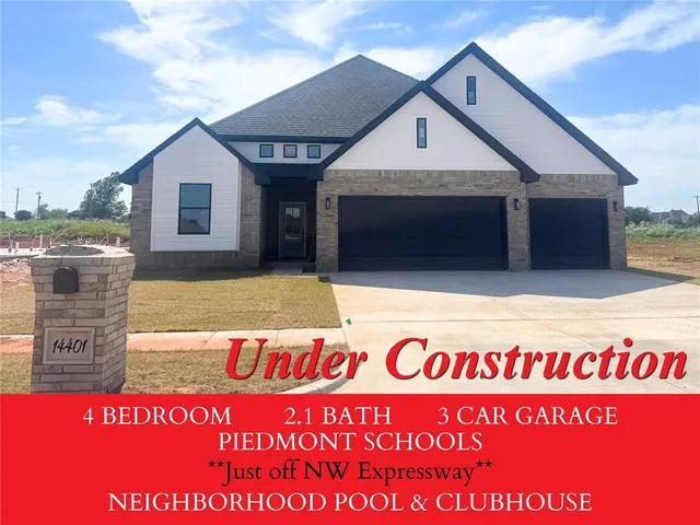 Front exterior — 14401 Village Trail, Piedmont, OK 73078