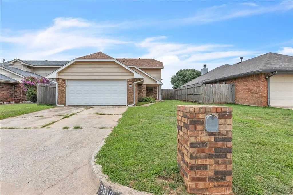 Front exterior — 3816 Windswest Court, Oklahoma City, OK 73179