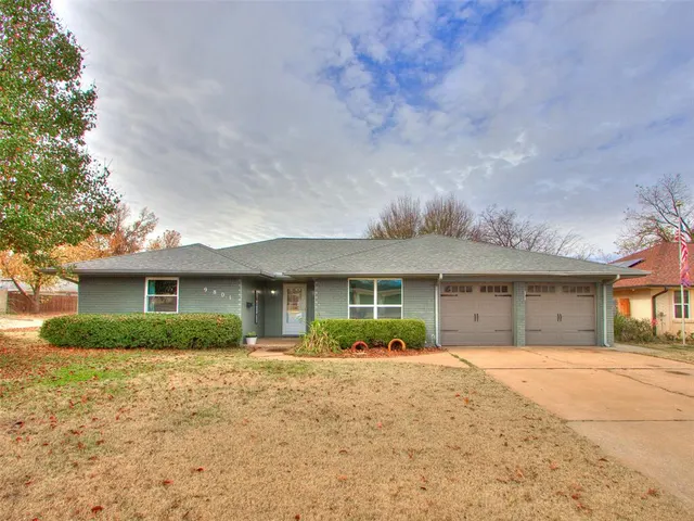 Front exterior — 9801 Lancet Lane, Oklahoma City, OK 73120