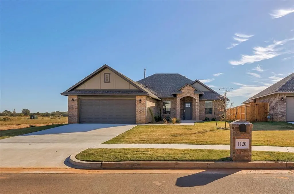 Front exterior — 1120 Garrett Farm Road, Newcastle, OK 73065