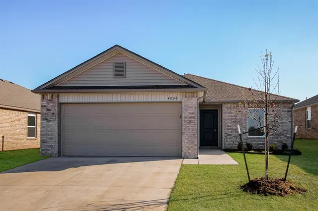 Front exterior — 4008 Becky Lane, Mustang, OK 73064