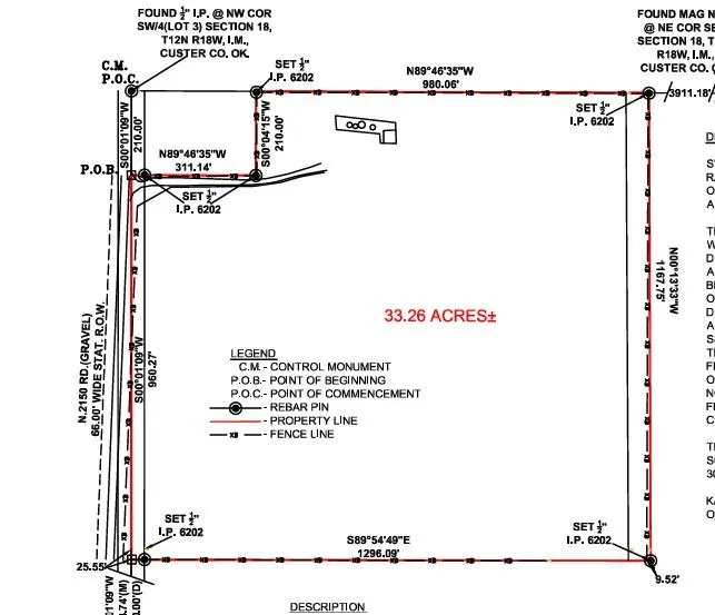 Photo 3 — N 2150 Road, Foss Lake, OK 73647