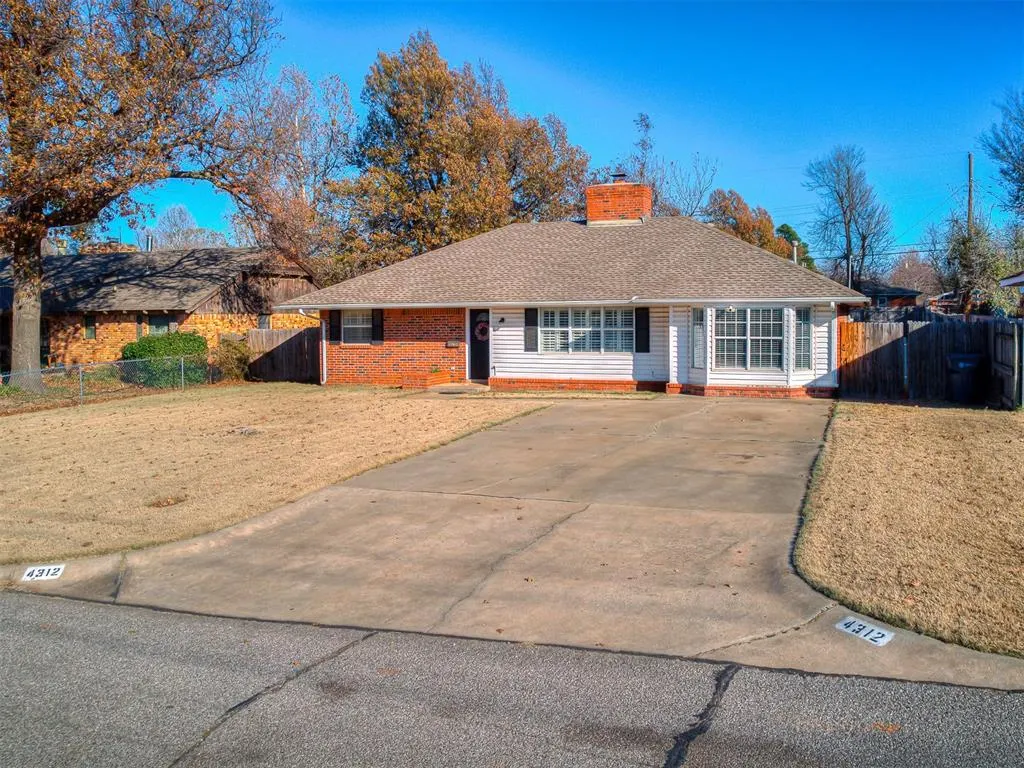 Front exterior — 4312 N Grove Avenue, Warr Acres, OK 73122