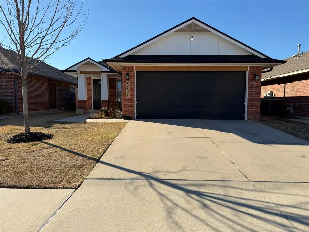 Front exterior — 5705 Marblewood Drive, Oklahoma City, OK 73179