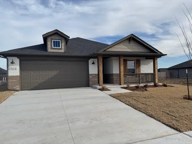 Front exterior — 15816 Switchgrass Place, Oklahoma City, OK 73170