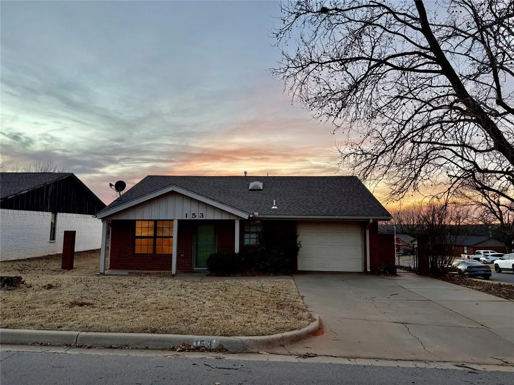 Front exterior — 153 Tobi Avenue, Weatherford, OK 73096