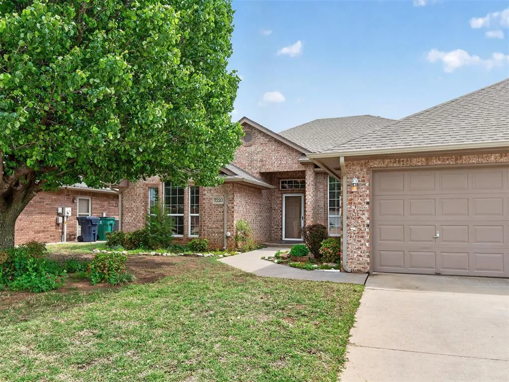Front exterior — 7220 Green Meadow Lane, Oklahoma City, OK 73132