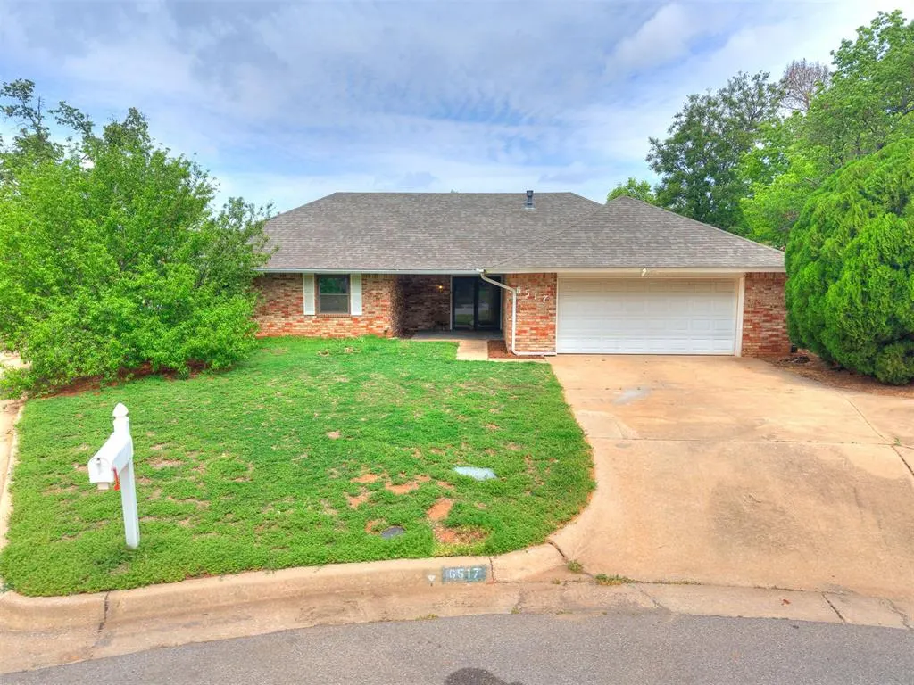 Front exterior — 6517 Dulane Circle, Oklahoma City, OK 73132
