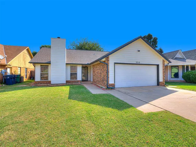 Front exterior — 3712 Summerwind Avenue, Oklahoma City, OK 73179