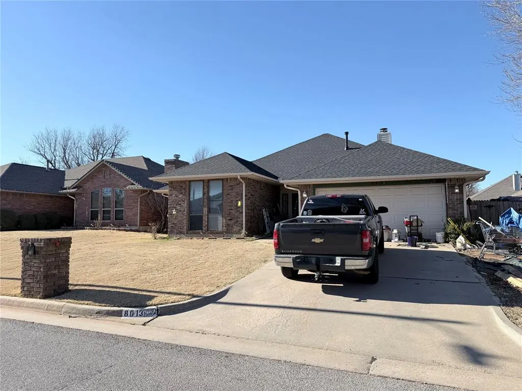 Front exterior — 8013 Wilshire Ridge Drive, Oklahoma City, OK 73132