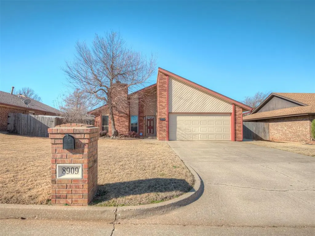 Front exterior — 8909 Tracy Drive, Oklahoma City, OK 73132