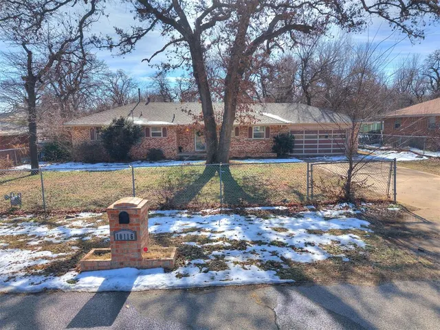 Front exterior — 10116 Oak Park Drive, Midwest City, OK 73130