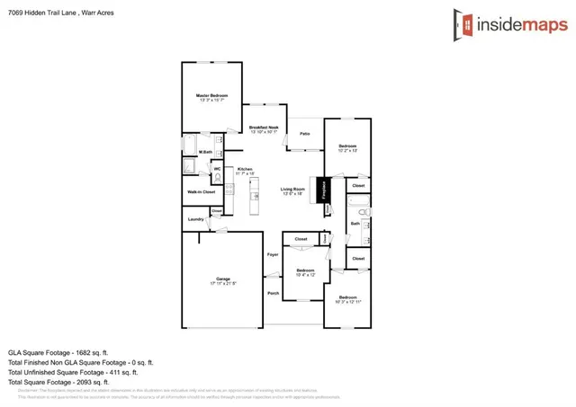 Photo 3 — 7069 Hidden Trail Lane, Warr Acres, OK 73132