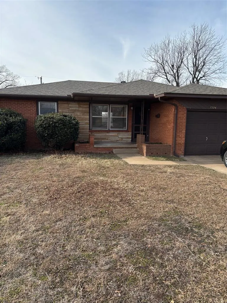 Front exterior — 1324 Dorchester Drive, Norman, OK 73069
