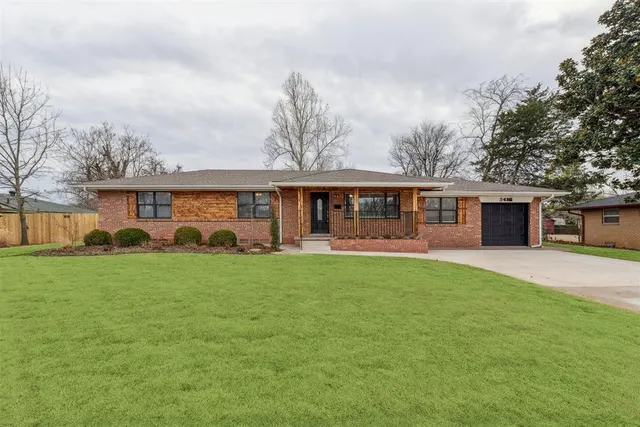 Front exterior — 2416 Osborne Drive, Norman, OK 73069