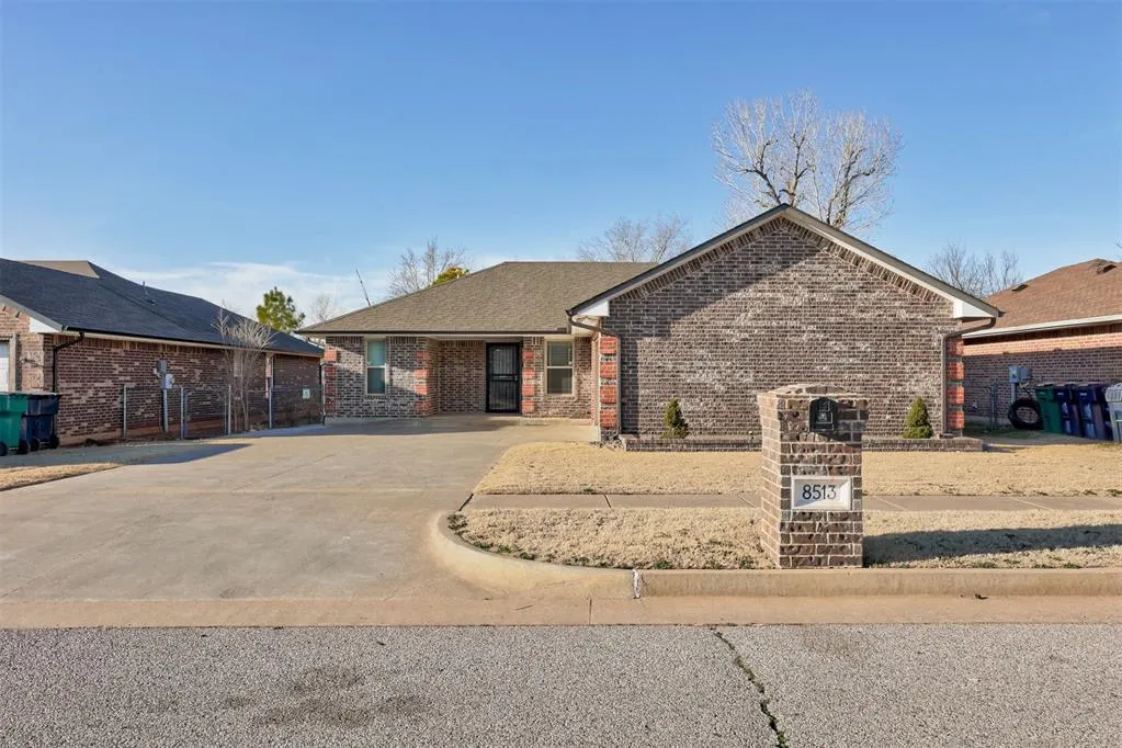 Front exterior — 8513 Durland Way, Oklahoma City, OK 73114