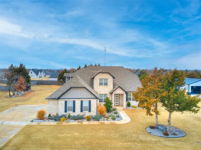 Front exterior — 14509 Everton Drive, Jones, OK 73049