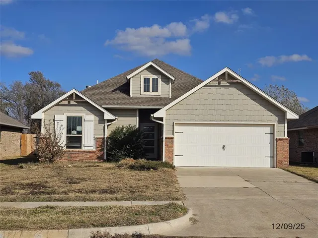 Front exterior — 3703 Lleyton Drive, Norman, OK 73072