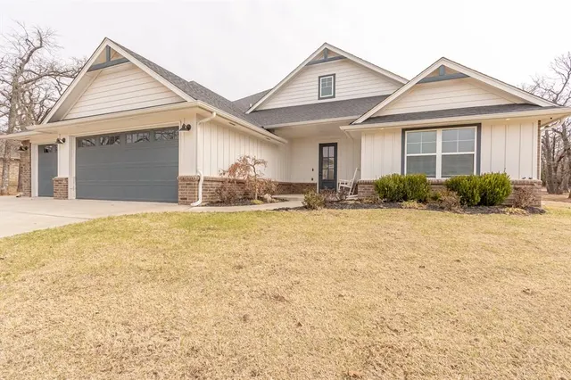 Front exterior — 9408 SW Megans Way, McLoud, OK 74851