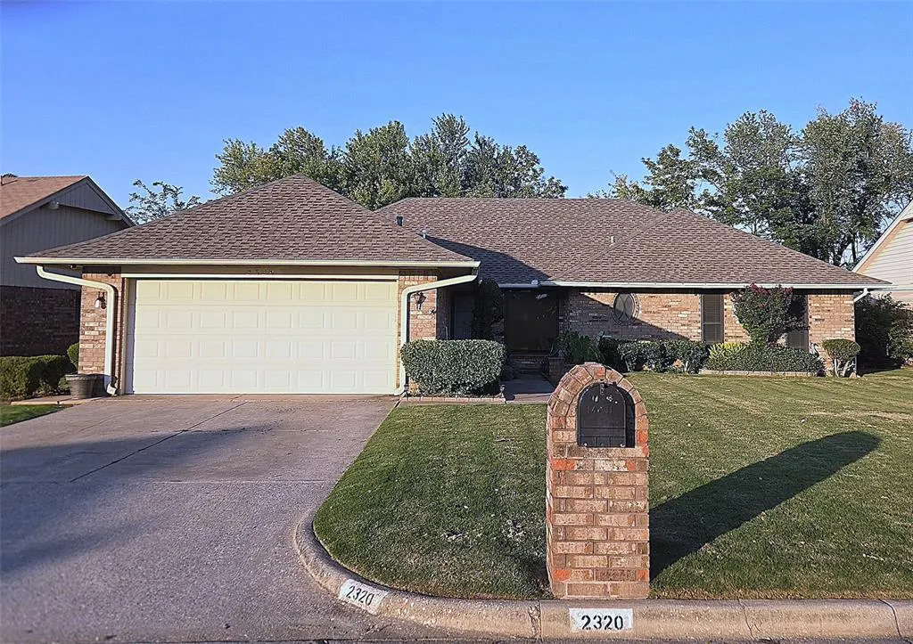 Front exterior — 2320 Celina Drive, Midwest City, OK 73130