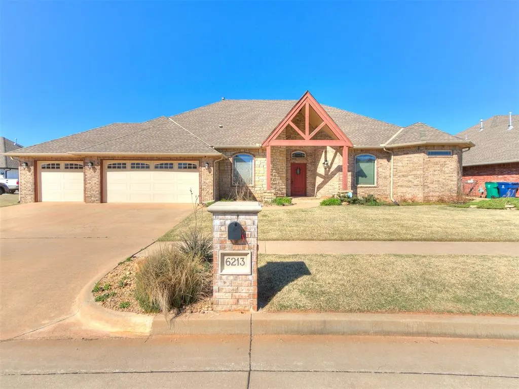 Front exterior — 6213 Braniger Way, Oklahoma City, OK 73132