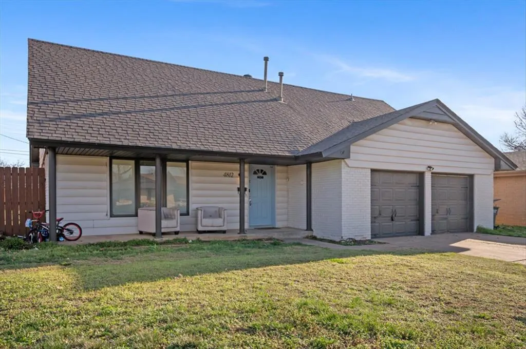 Front exterior — 4812 Elmview Drive, Oklahoma City, OK 73115