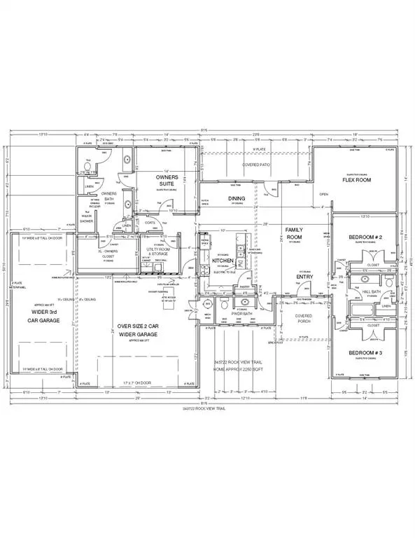 Front exterior — 343722 Rock View Trail, Chandler, OK 74834