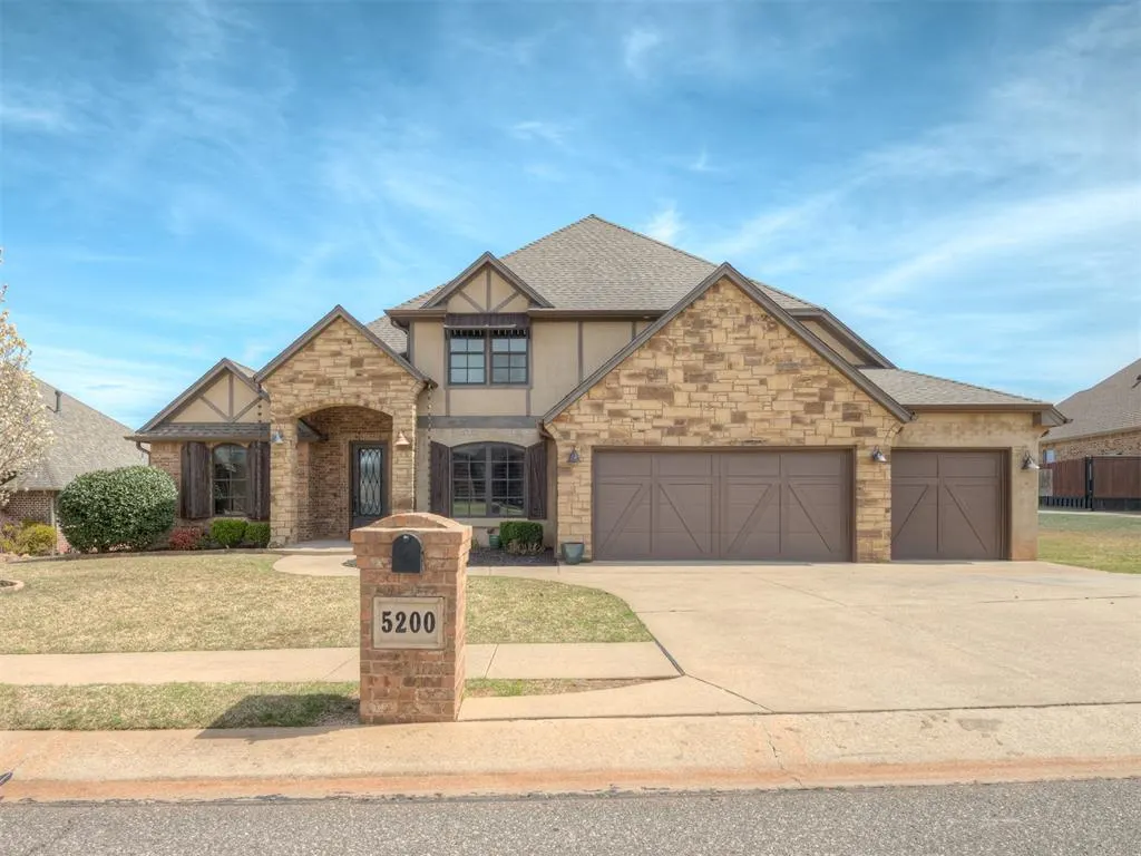 Front exterior — 5200 Keystone Circle, Edmond, OK 73025