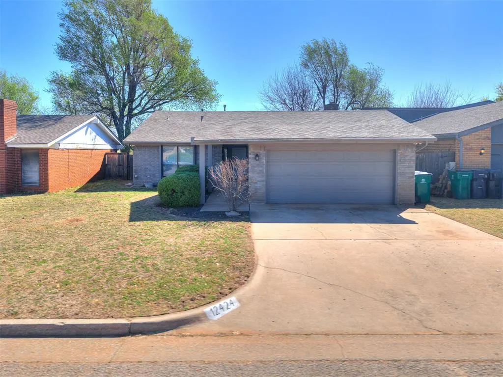 Front exterior — 12424 Clarence Court, Oklahoma City, OK 73142
