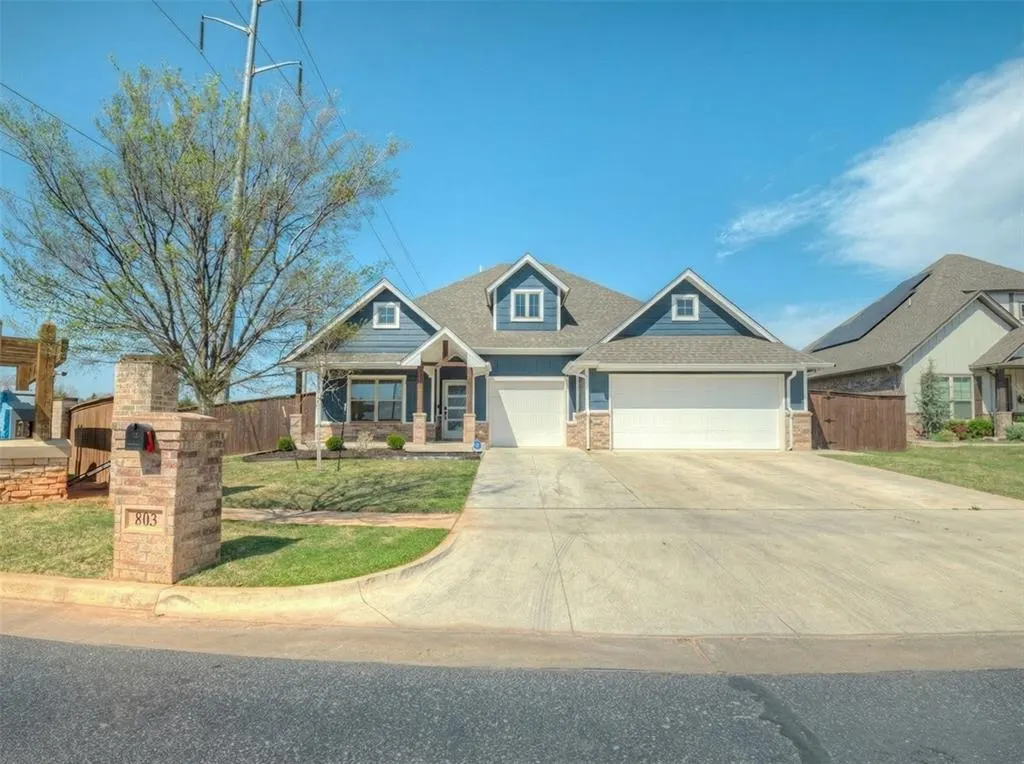 Front exterior — 803 NE 33rd Street, Moore, OK 73160