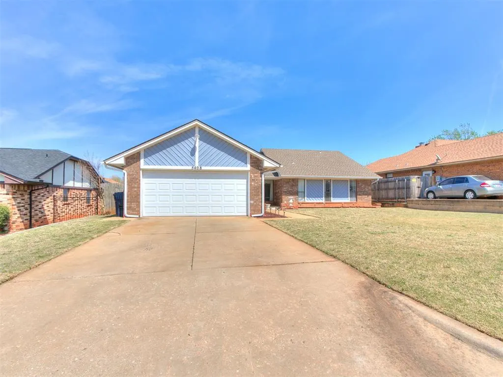 Front exterior — 5408 Sudbury Lane, Oklahoma City, OK 73135