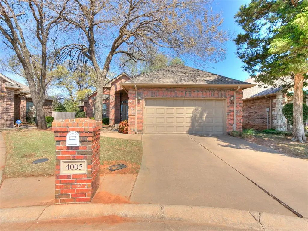 Front exterior — 4005 NE 138th Street, Edmond, OK 73013