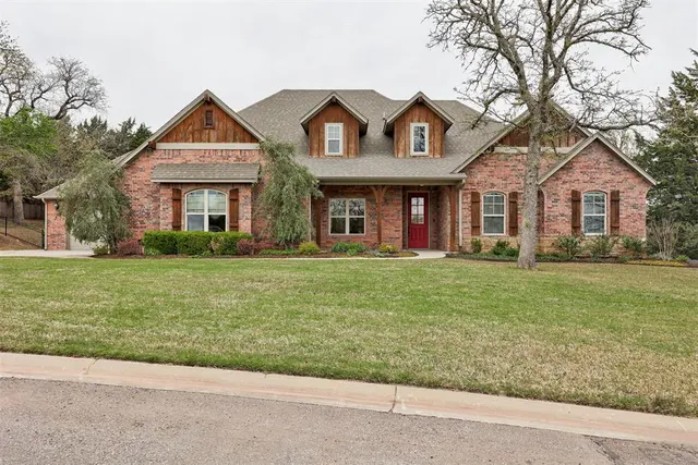 Front exterior — 3630 Woodridge Trail, Edmond, OK 73034