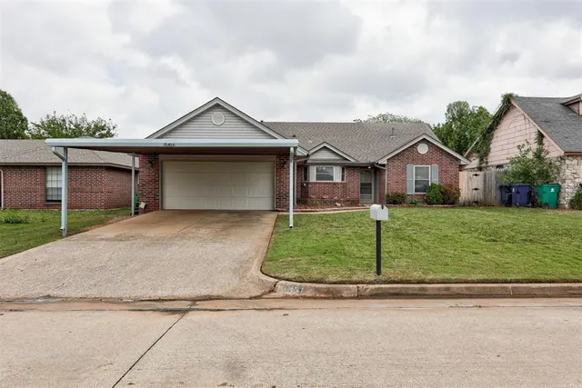 Front exterior — 8416 Breezewood Drive, Oklahoma City, OK 73135