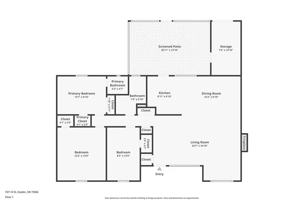 Photo 2 — 1511 D Street, Snyder, OK 73566