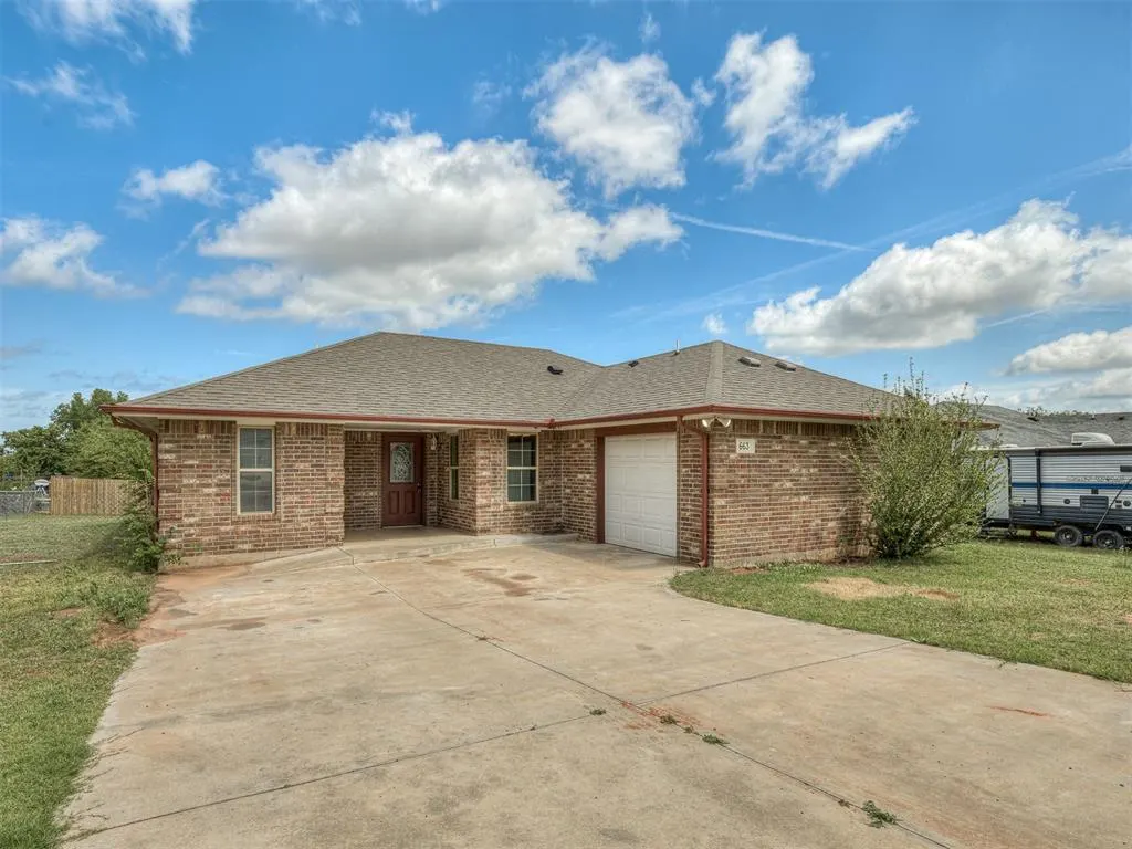 Front exterior — 663 SW 12th Street, Blanchard, OK 73010
