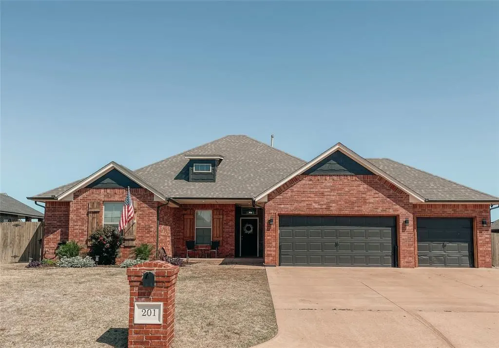 Front exterior — 201 Chisholm Street, Cashion, OK 73016
