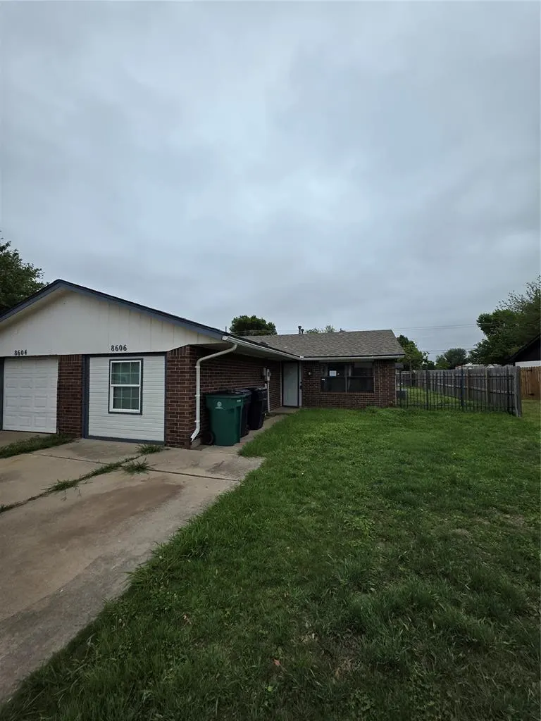 Front exterior — 8606 S Camay Avenue, Oklahoma City, OK 73159