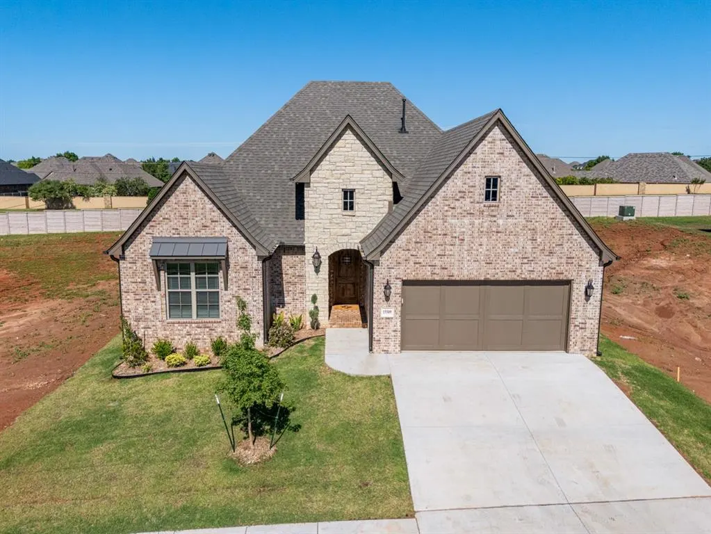 Front exterior — 15509 Bergman Circle, Edmond, OK 73013