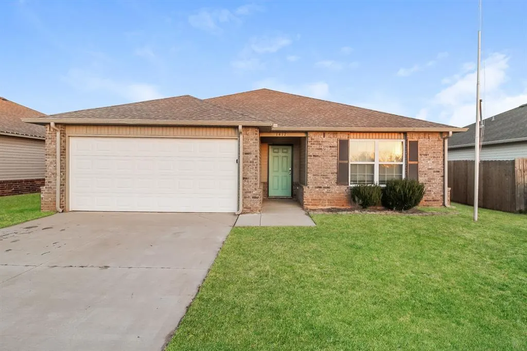 Front exterior — 1417 Sandstone Drive, Noble, OK 73068