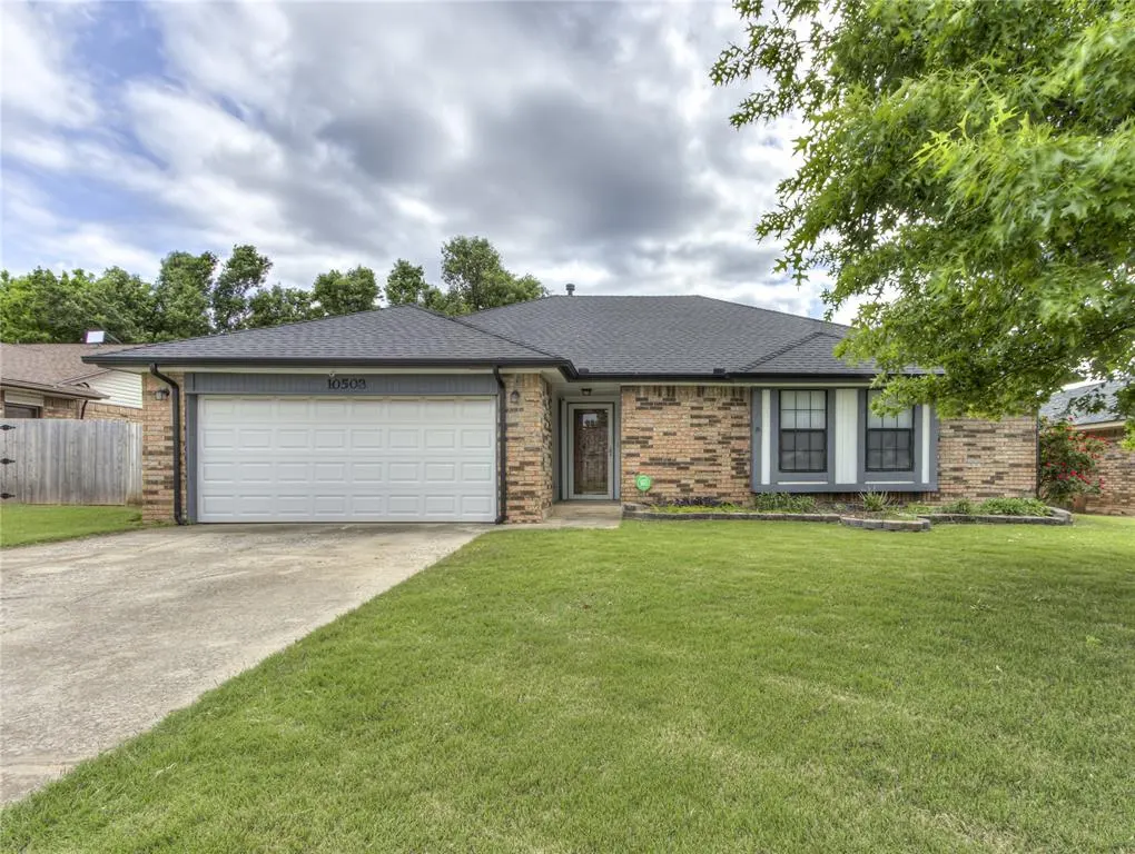 Front exterior — 10508 Songbird Lane, Midwest City, OK 73130