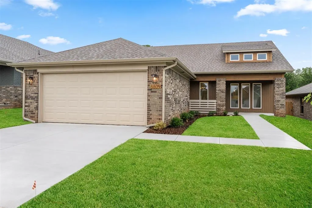 Front exterior — 8809 Spruce Street, Edmond, OK 73003