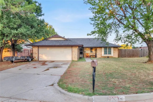 Front exterior — 7508 Eastgate Drive, Oklahoma City, OK 73162